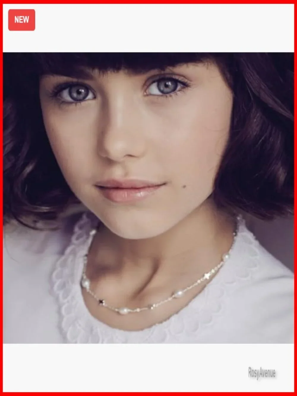 Sterling Silver Cross Pearl Necklace Adjustable 12-16